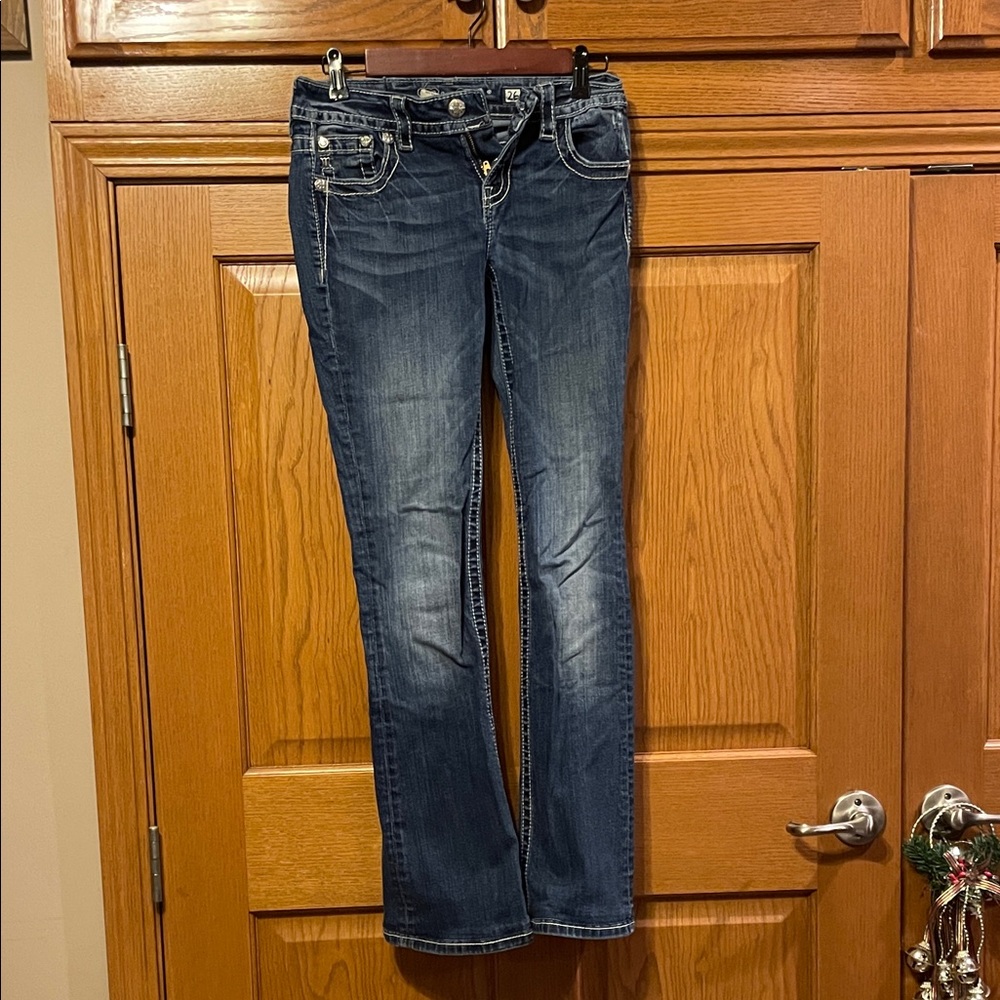 Miss Me Dark Blue Boot Cut Jeans